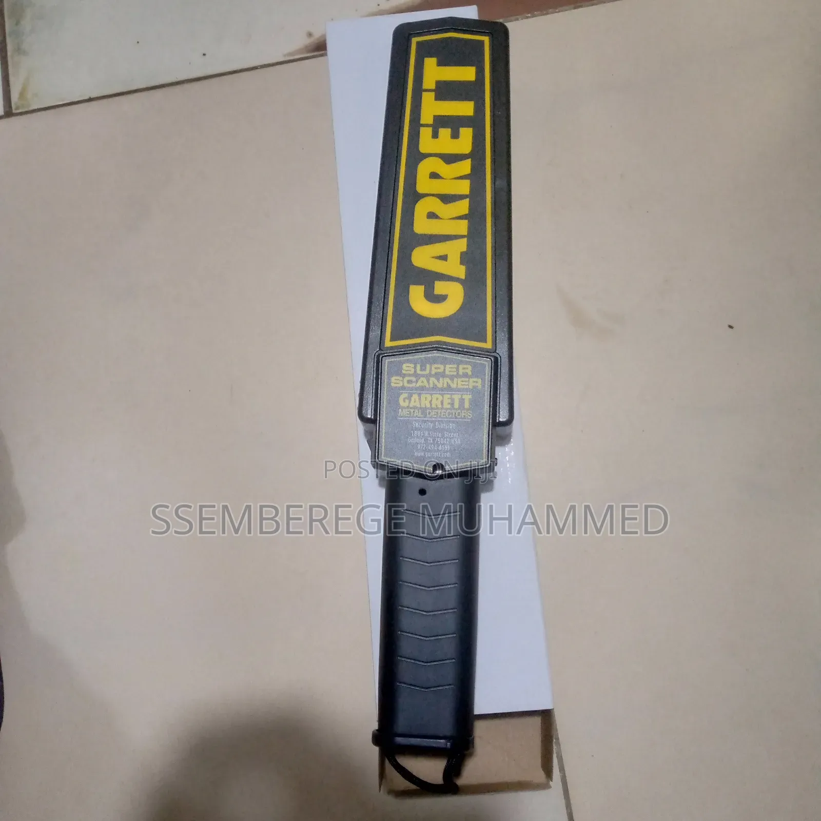 Garrett Metal Hand Detector