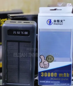 Multi Cable 30000mah Solar Travel Powerbank