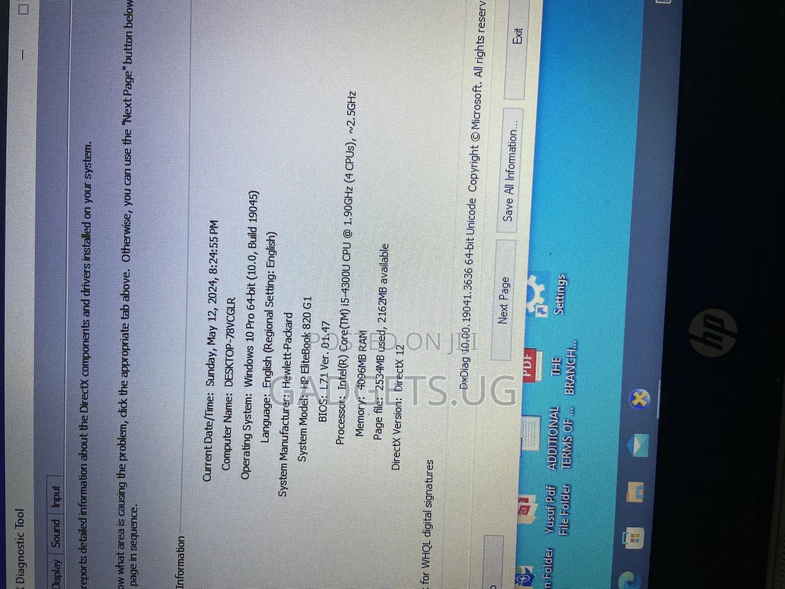 Laptop HP EliteBook 820 G1 4GB Intel Core I5 SSD 128GB