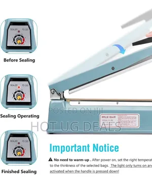 Impulse Sealing Machine/Sealer 300mm - Green
