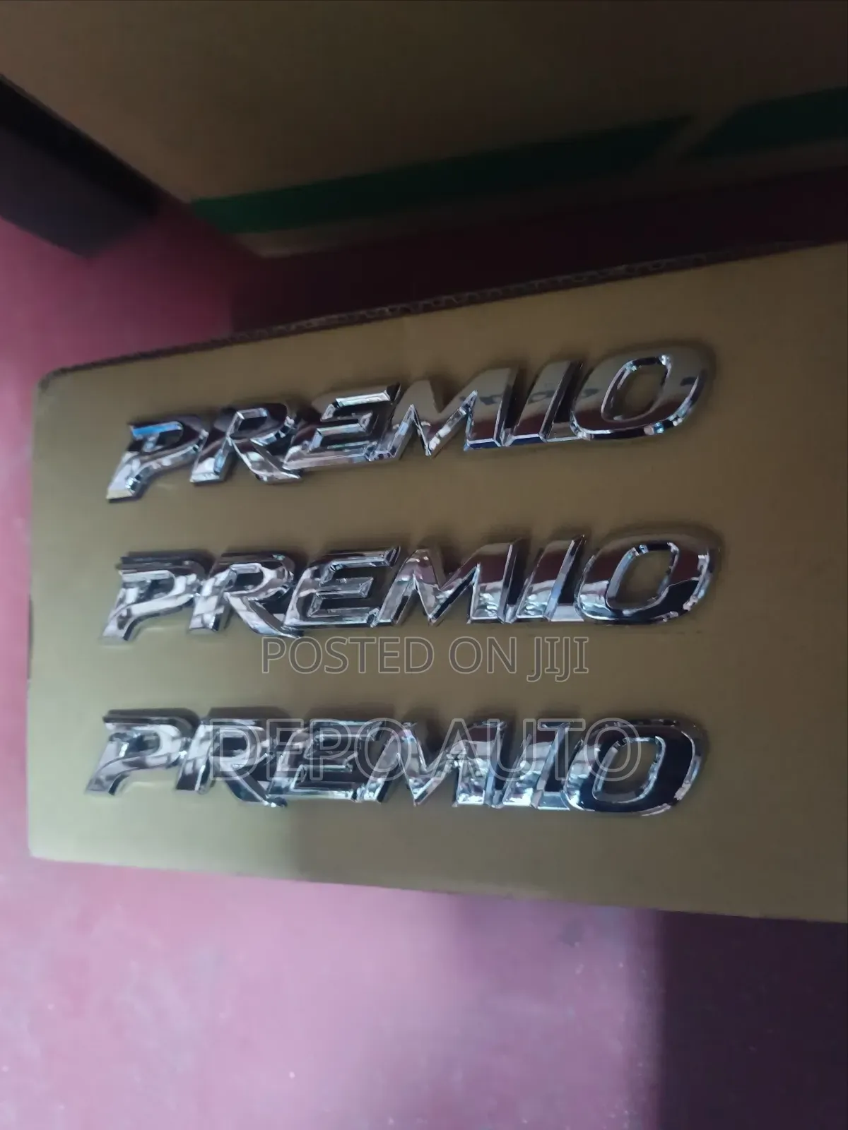 Toyota Premio Fonts and Logos