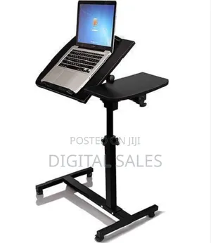 Adjustable Rolling Laptop Stand Desk