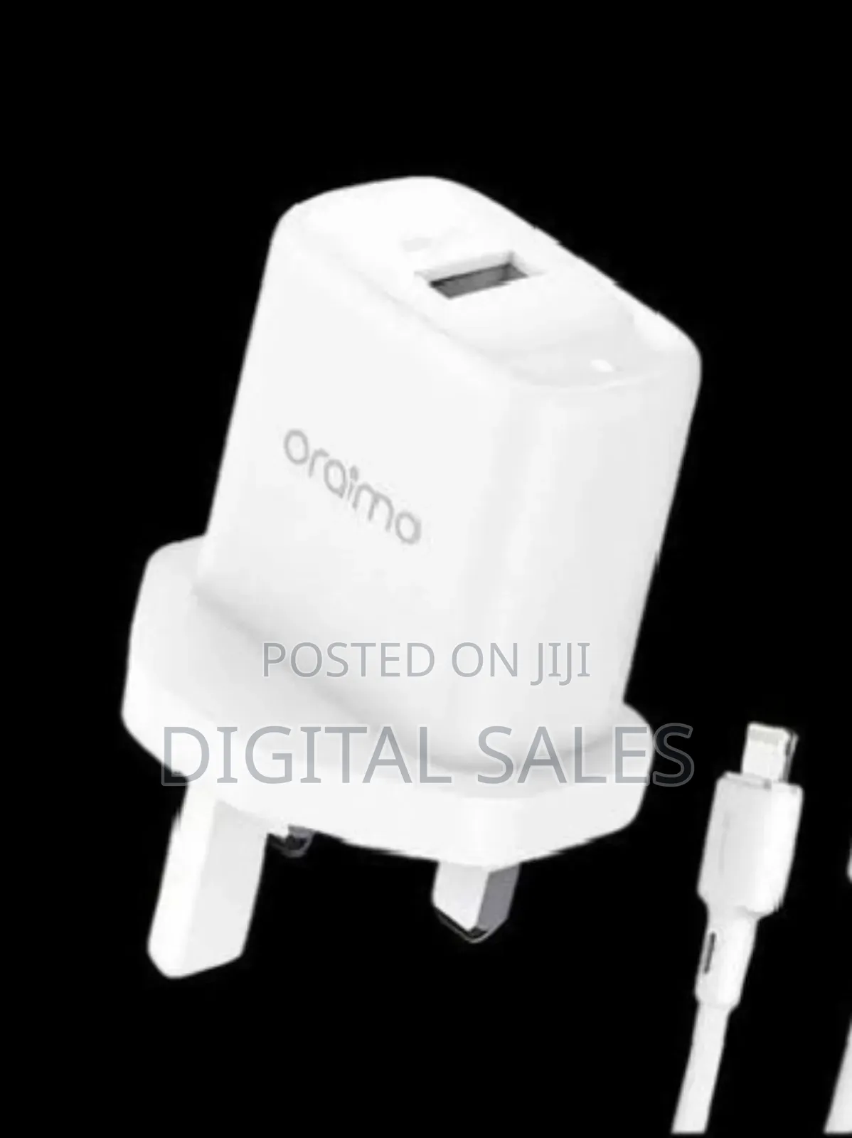 Oraimo Two Port White Charger.