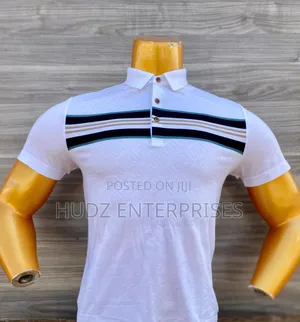 White Front Strip T-Shirt