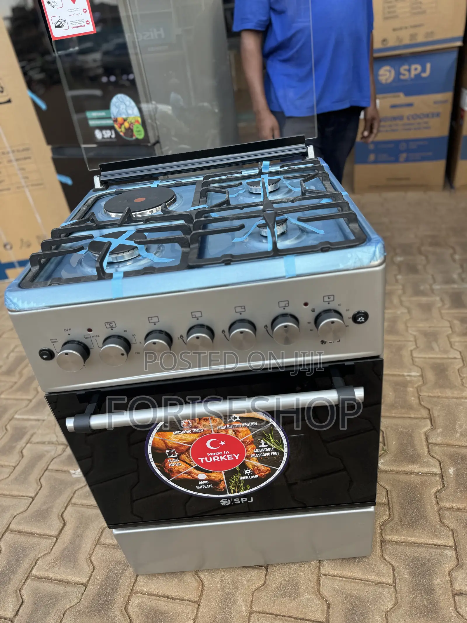 SPJ 3gas 1electric Cookers (60*60)Cm