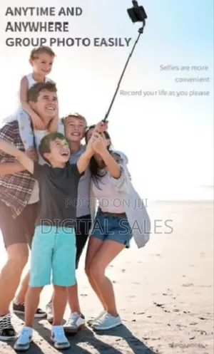 Amazlife Q02s Wireless Selfie Stick With Led Fill Light.