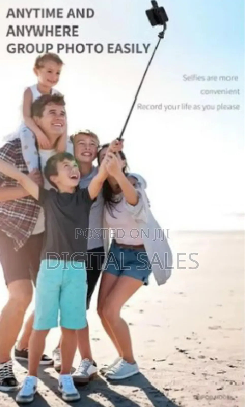 Amazlife Q02s Wireless Selfie Stick With Led Fill Light.