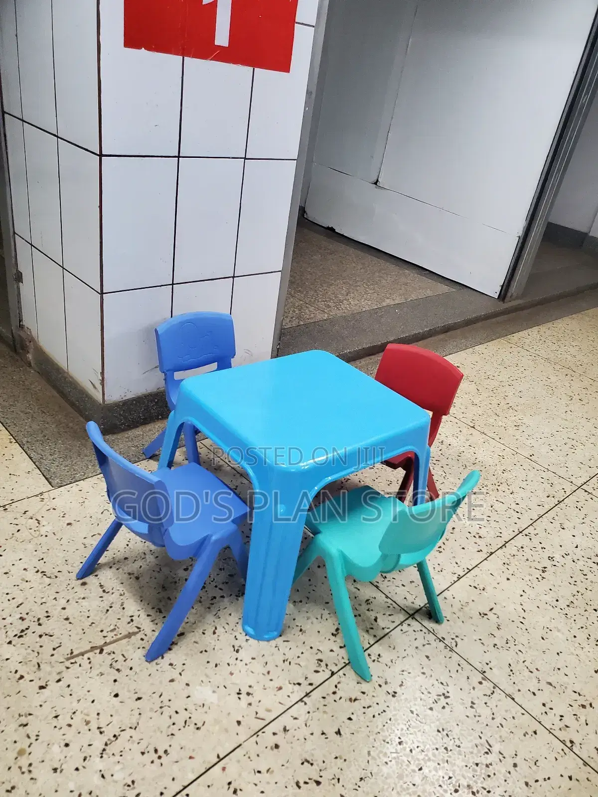 Kindergarten Plastic Table and Chairs
