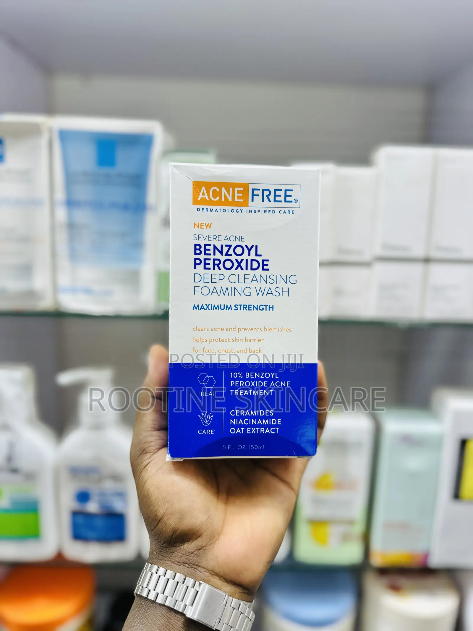 Acne Free Benzoyl Peroxide Deep Cleansing Wash for Acne