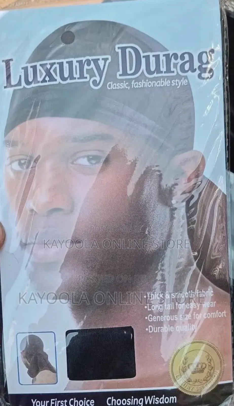 Men's Silk Durag Bonnet Bandana
