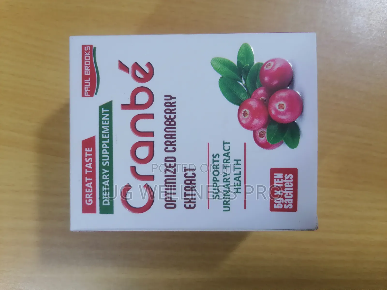 Cranberry Sachets for Uti and Urinary Infection Support 10s