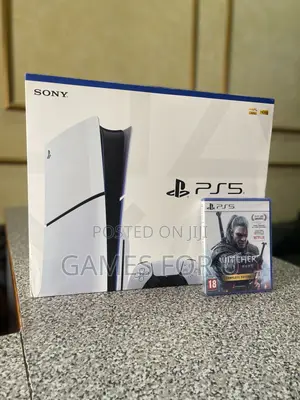 Ps5 Slim Console Eu Disc Edition With Witcher Game