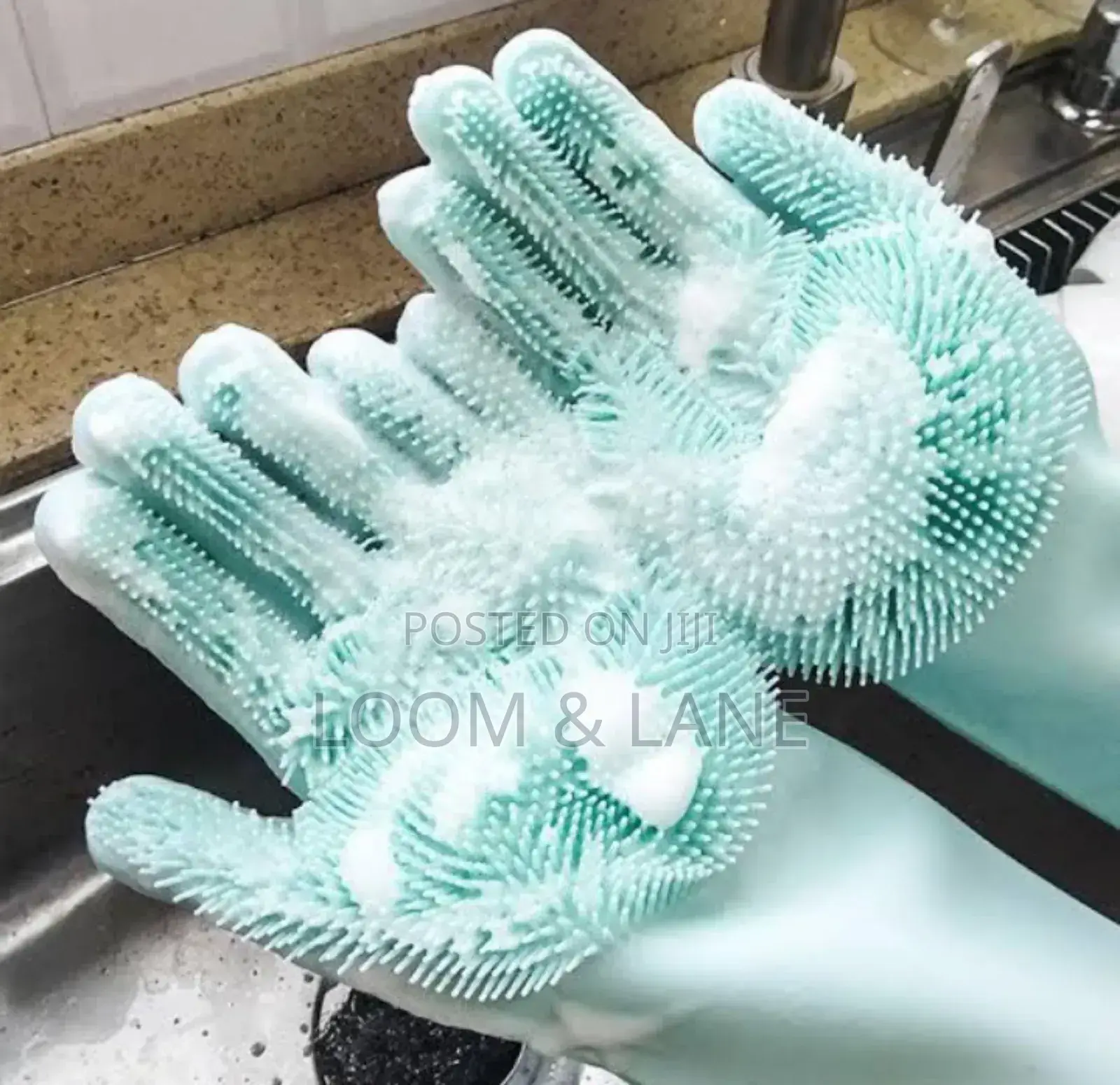 Reusable Rubber Silicone Gloves
