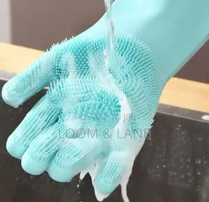 Reusable Rubber Silicone Gloves