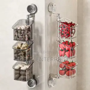 Suction Cup Rotating Organizer