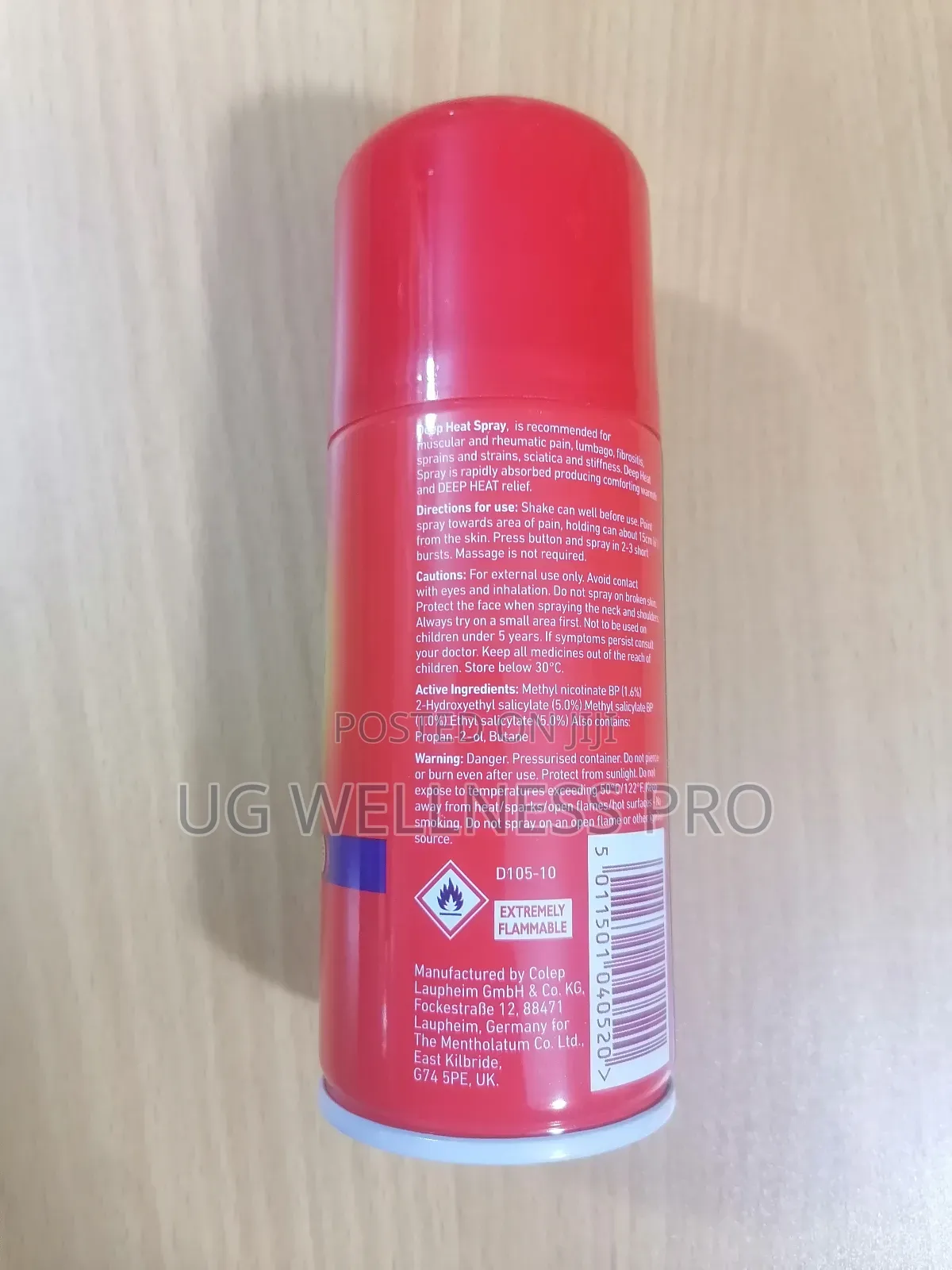 Deep Heat Pain Relieving Spray for Massage