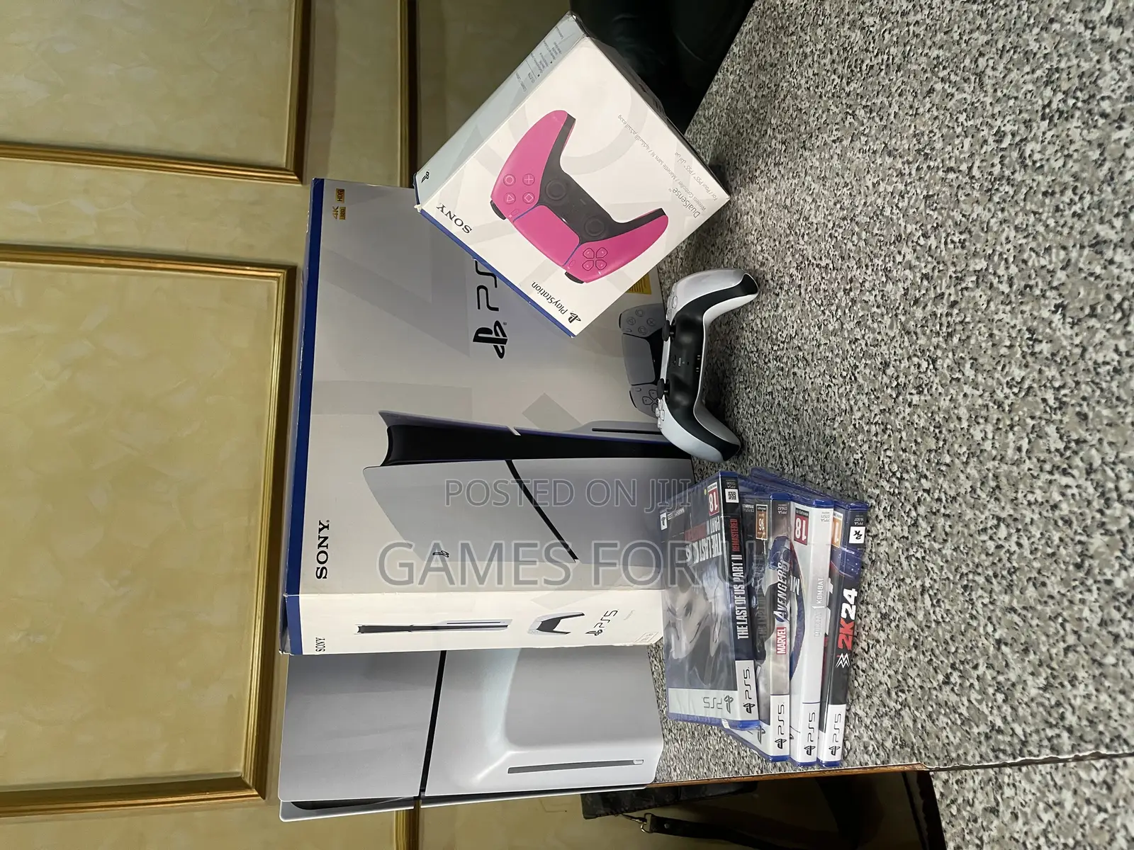 Ps5 Slim Disc Version Eu Version With Purple Pad
