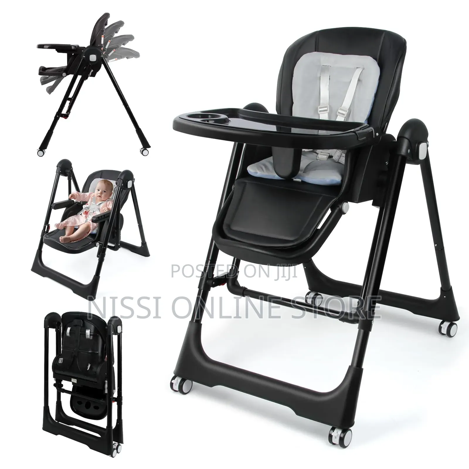 Adjustable Babies Toddlers High Chair