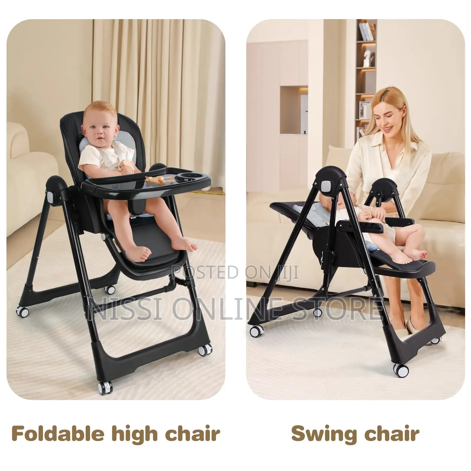 Adjustable Babies Toddlers High Chair