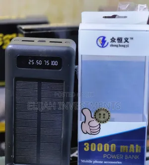 Multi Cable 30000mah Solar Travel Powerbank