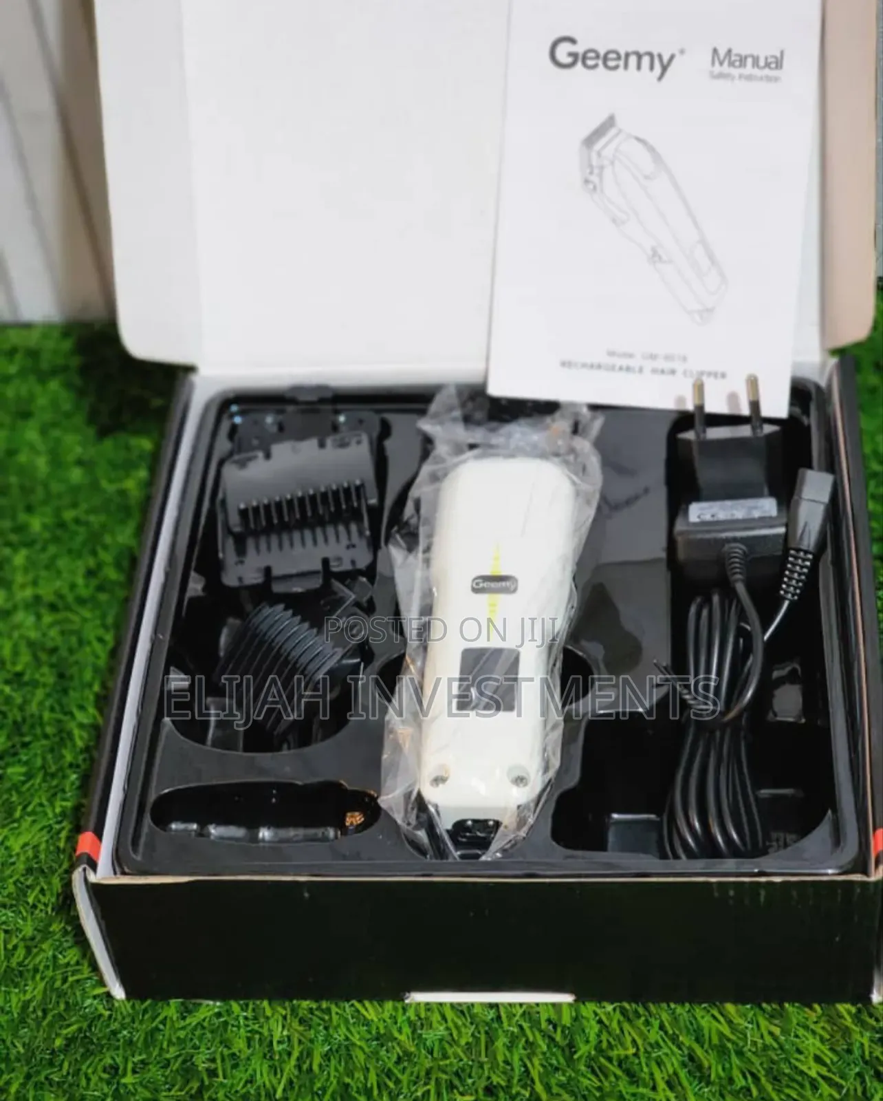 Geemy 6018 Stainless Steel Blade Rechargeable Clipper