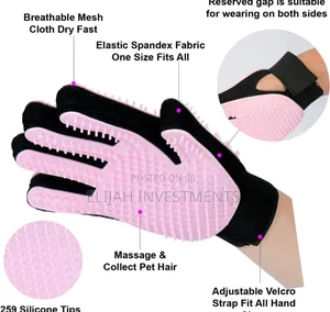 Dog and Cat Hair Hair Grooming and Bathing Glove