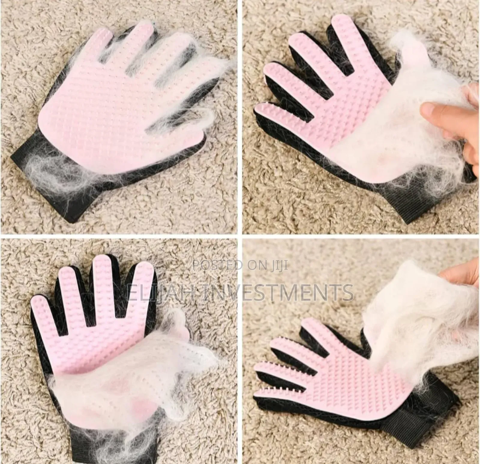 Dog and Cat Hair Hair Grooming and Bathing Glove