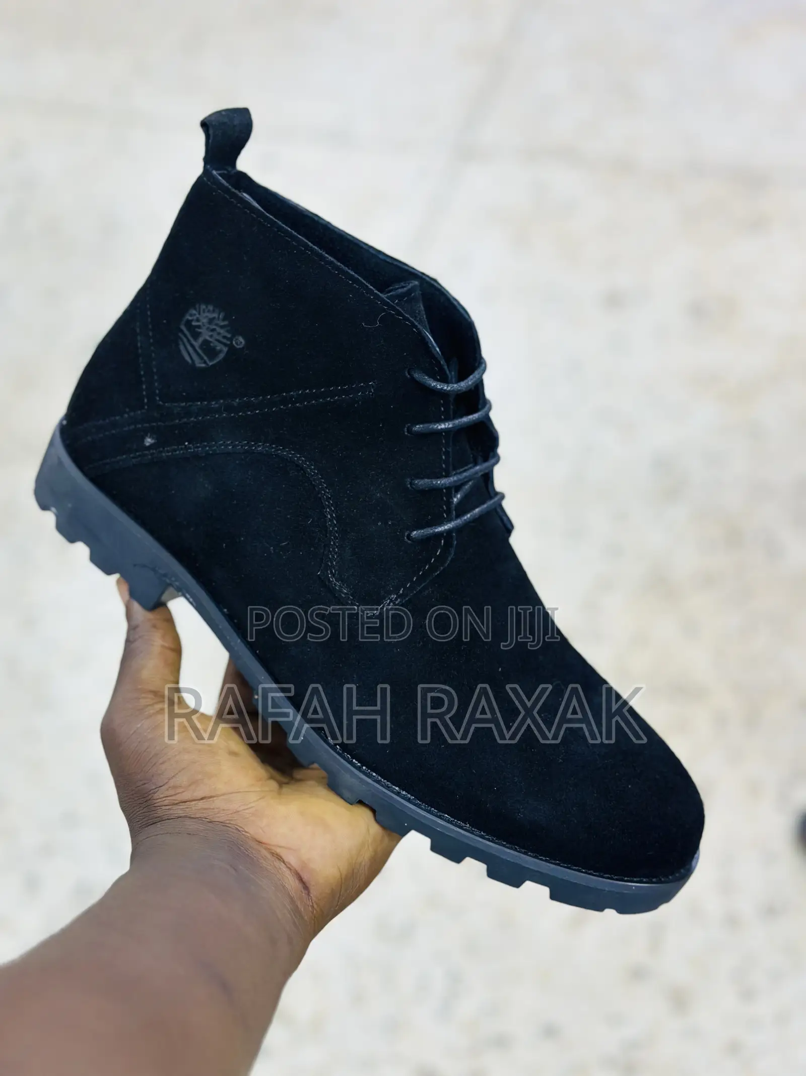 Original Men’S Black Suede Timberland Ankle Boots