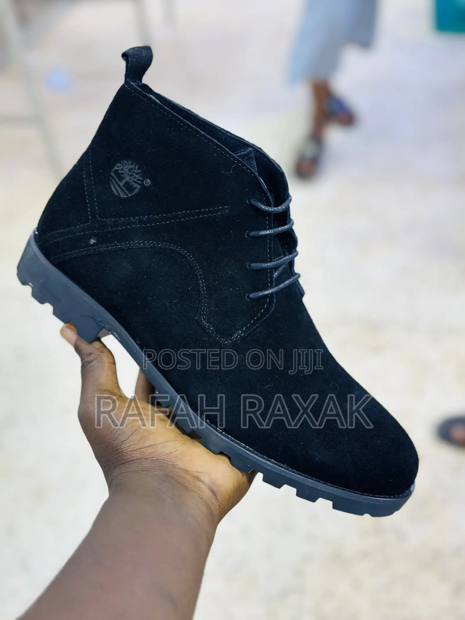 Original Men’S Black Suede Timberland Ankle Boots