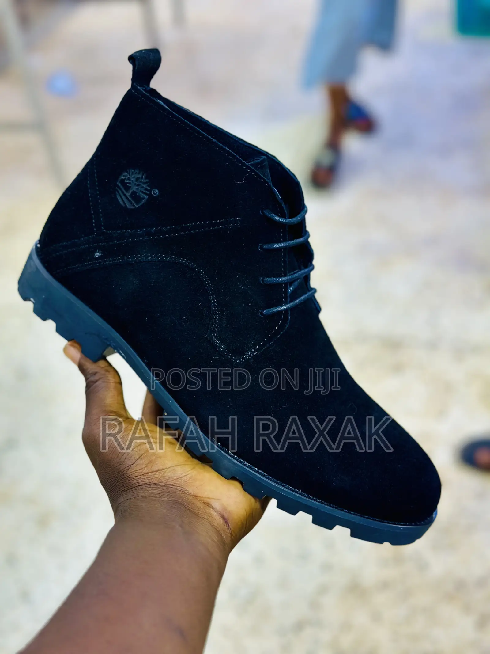Original Men’S Black Suede Timberland Ankle Boots