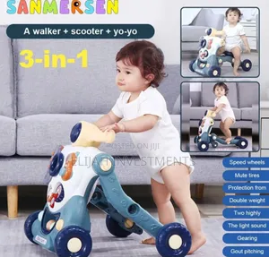 Baby Walker Scooter Yoyo 3in1