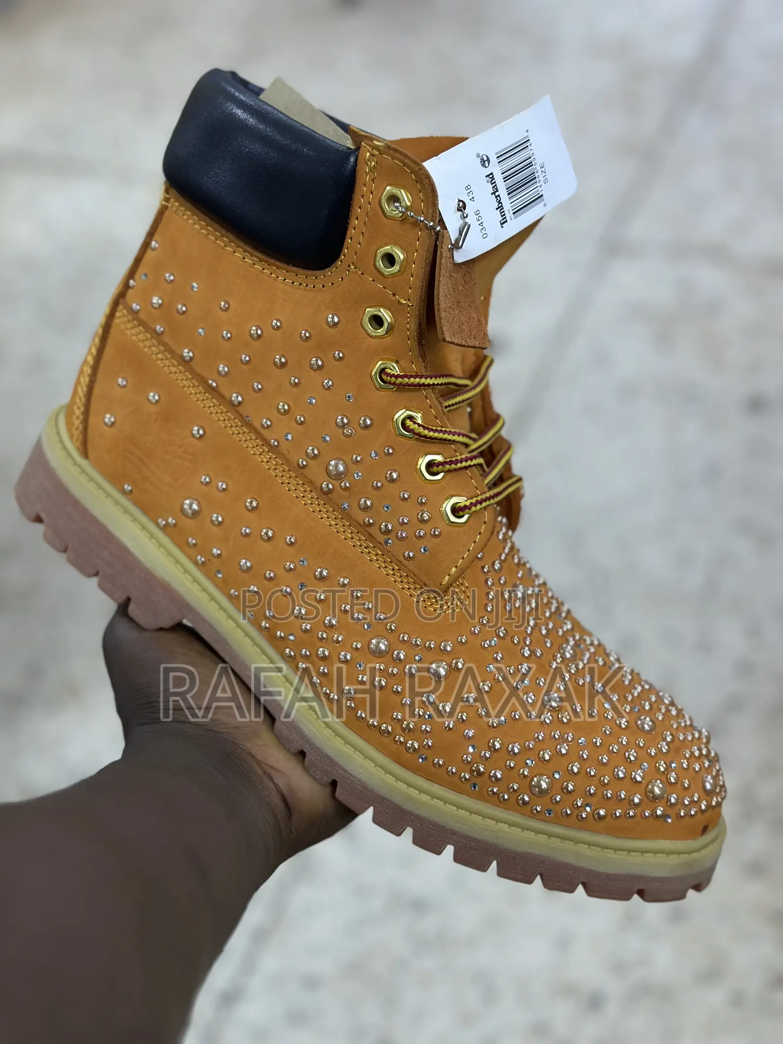 Original Timberland Premium 6 Inch Honey Nubunk Brown Boots
