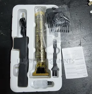 Stainless Steel Waterproof Shaving Clipper Gold