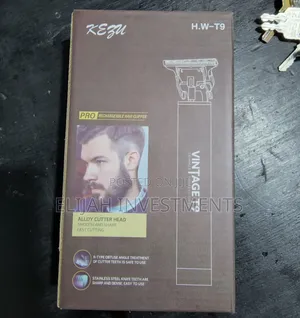 Stainless Steel Waterproof Shaving Clipper Gold