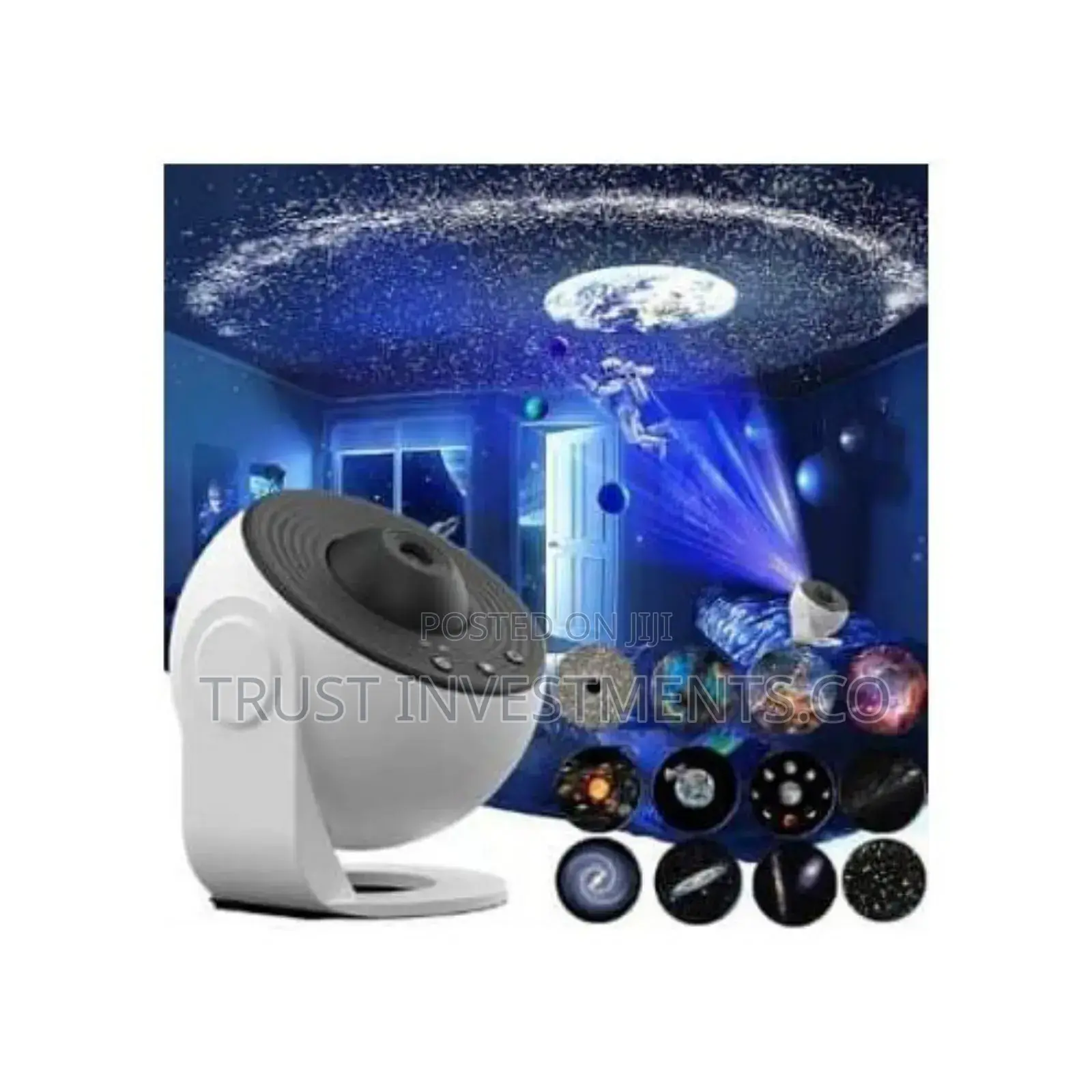 12 Films Led Star Timed Starry Sky Projector Nightlight 360°