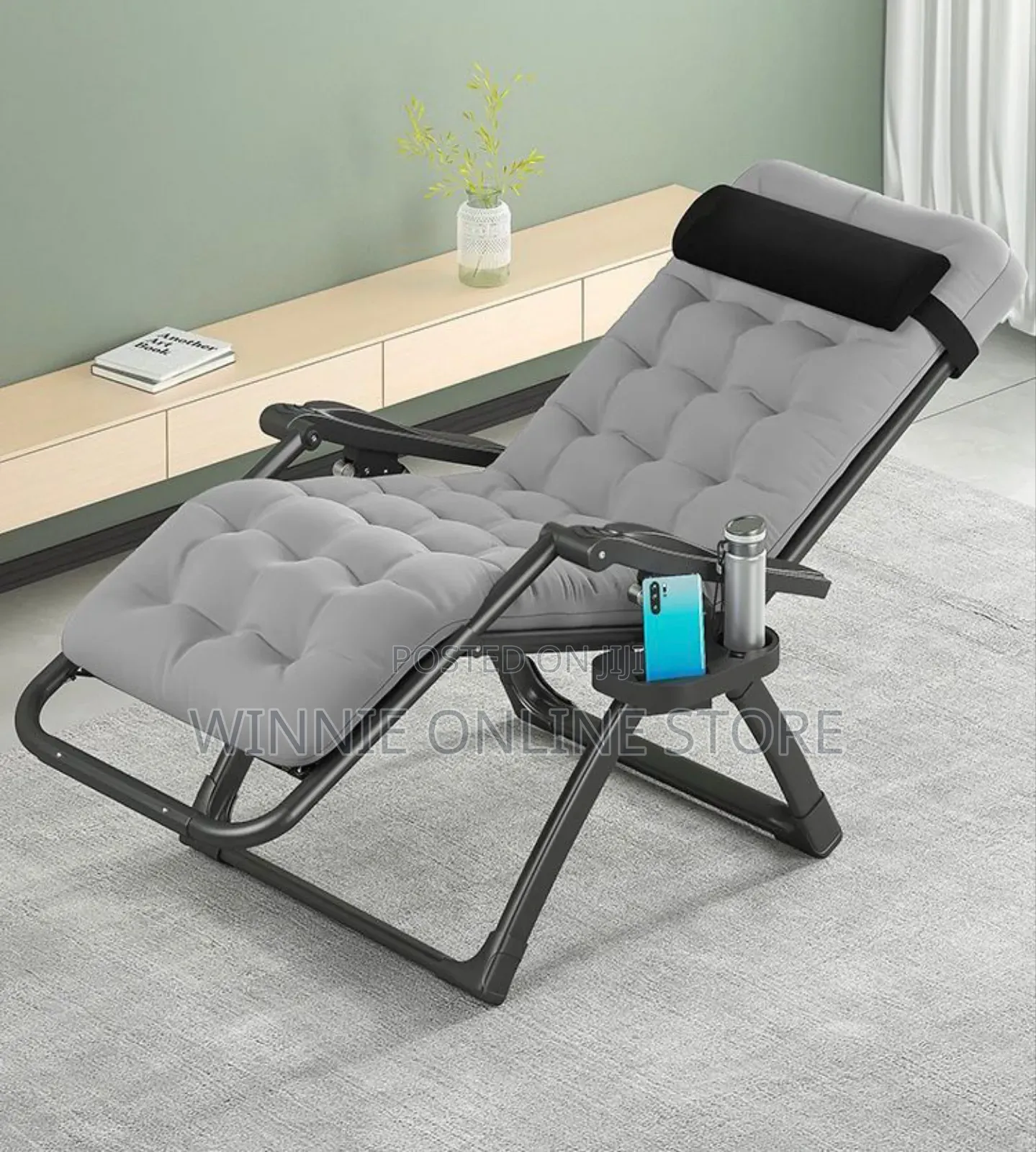 Cotton Cushion Luxury Recliner Chair