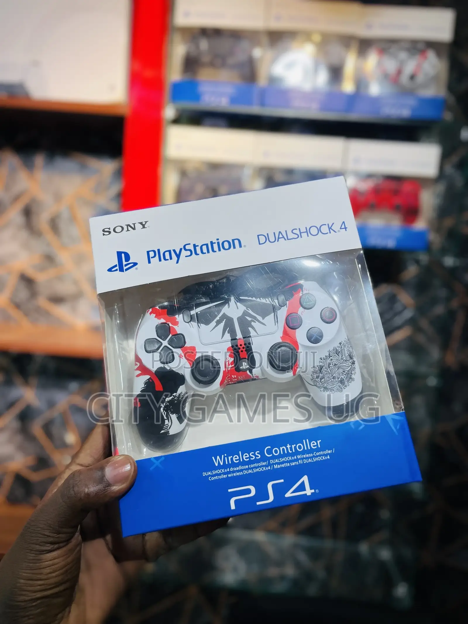Ps4 Controllers White Colored With Designs