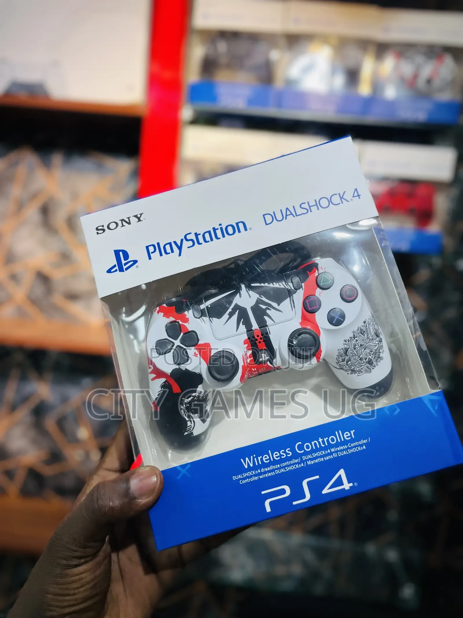 Ps4 Controllers White Colored With Designs