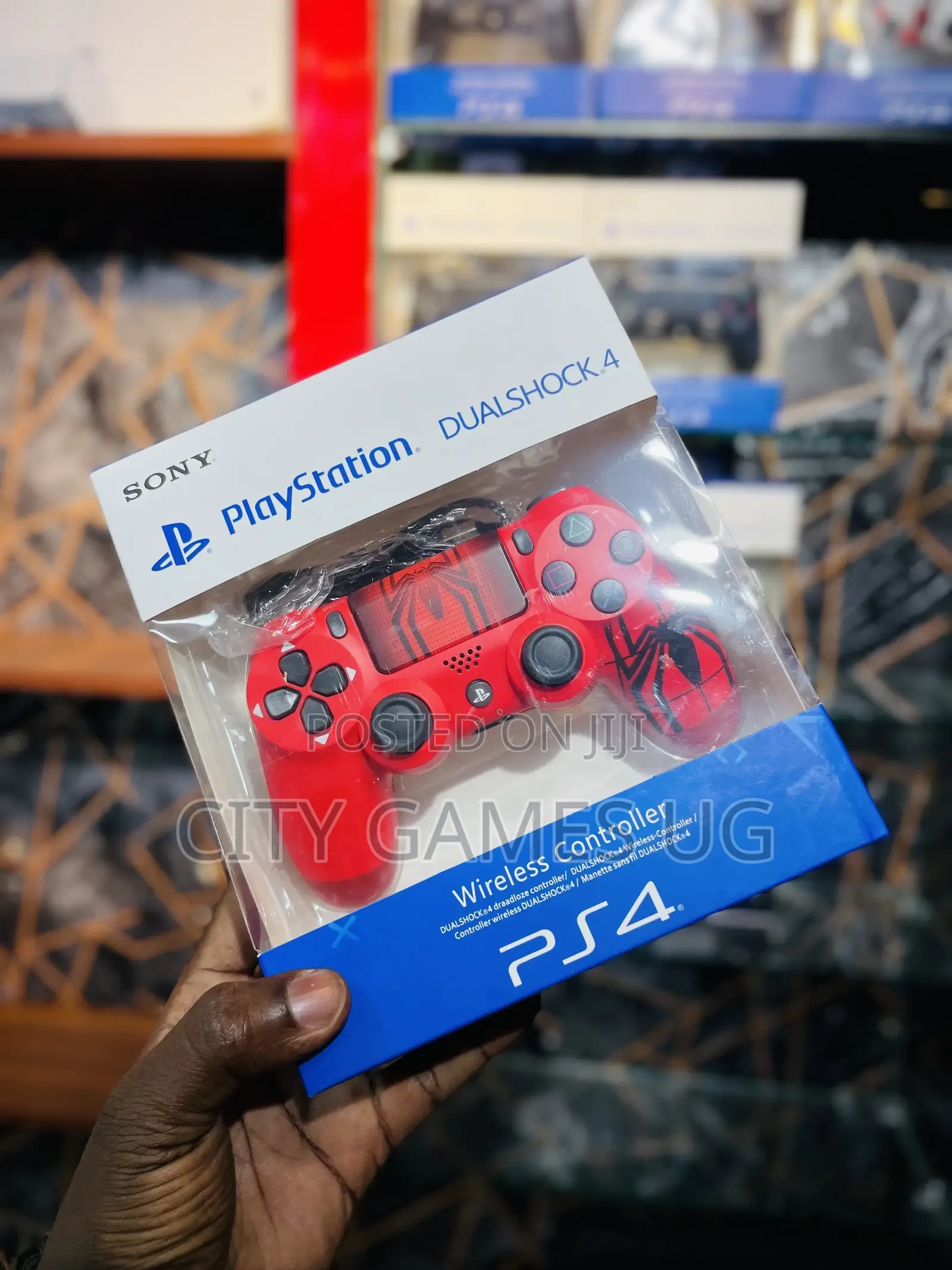 Ps4 Controllers Available- Red Colored With Designs