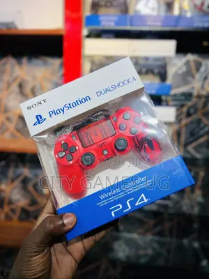 Ps4 Controllers Available- Red Colored With Designs