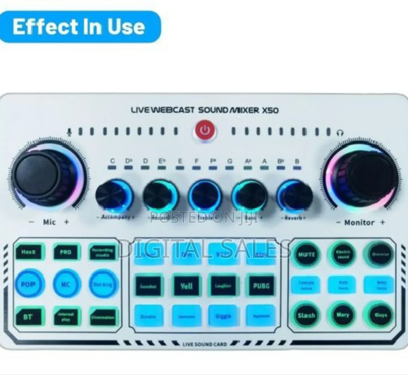 Onair X50 Live Sound Card/Webcast Sound Mixer