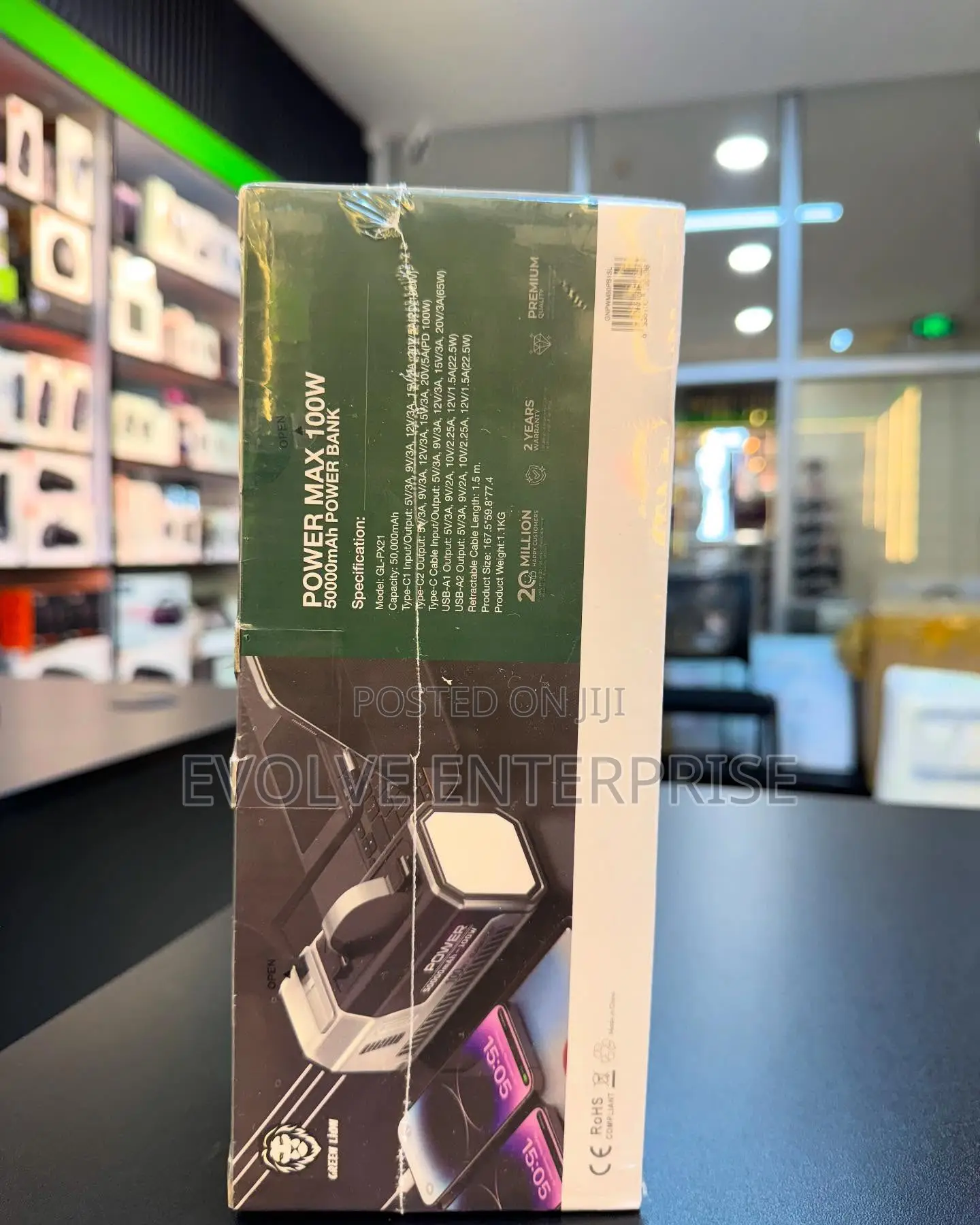 Green Lion 50000 Mah Power Bank 100 W