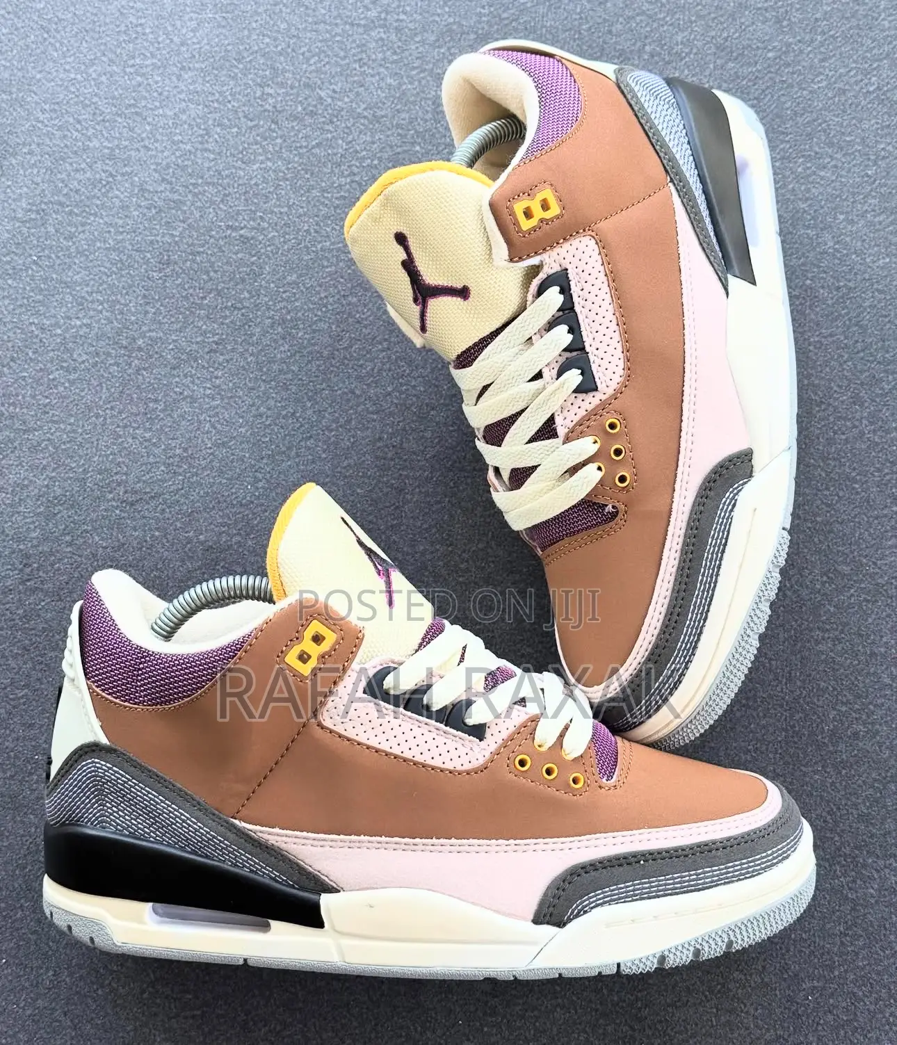 Original Air Jordan 3 Retro“Archaeo Brown” Sneakers