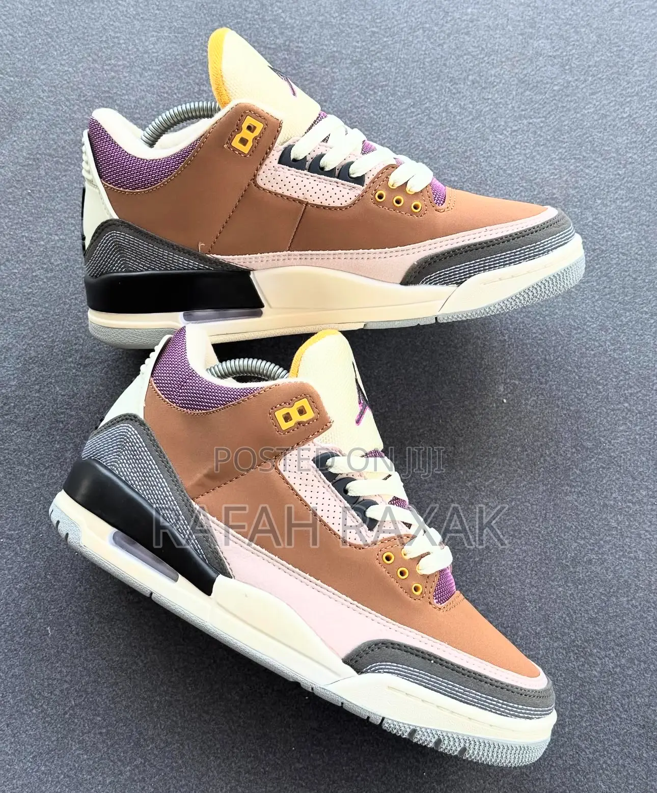 Original Air Jordan 3 Retro“Archaeo Brown” Sneakers