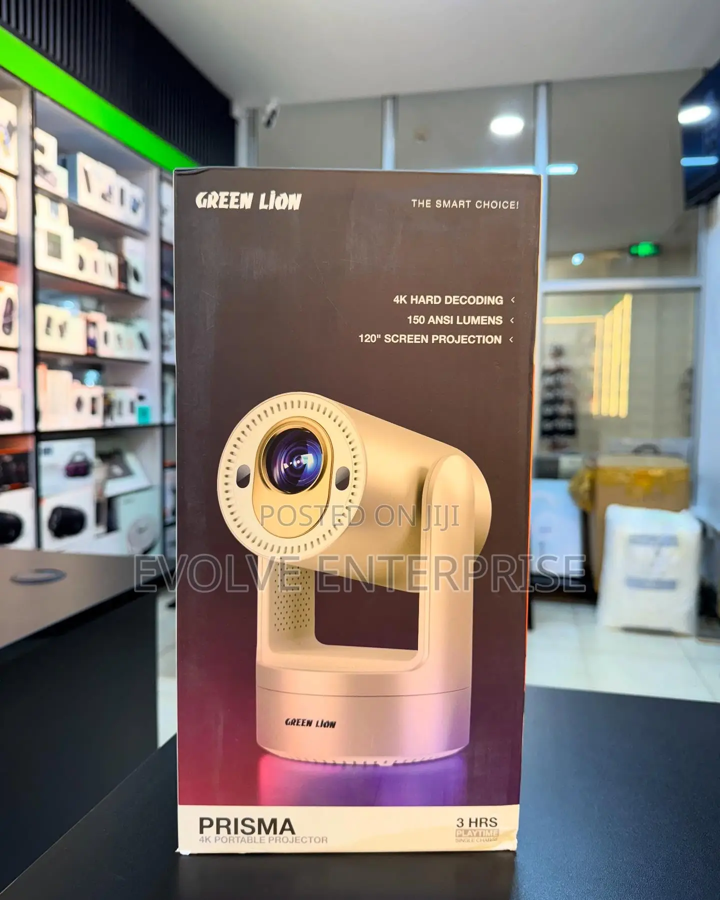 Green Lion Prisma Projector 5200mah (Gold)