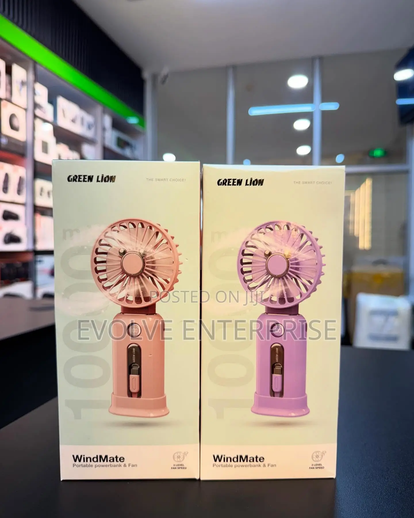 Green Lion Wind Mate – Portable Power Bank Fan