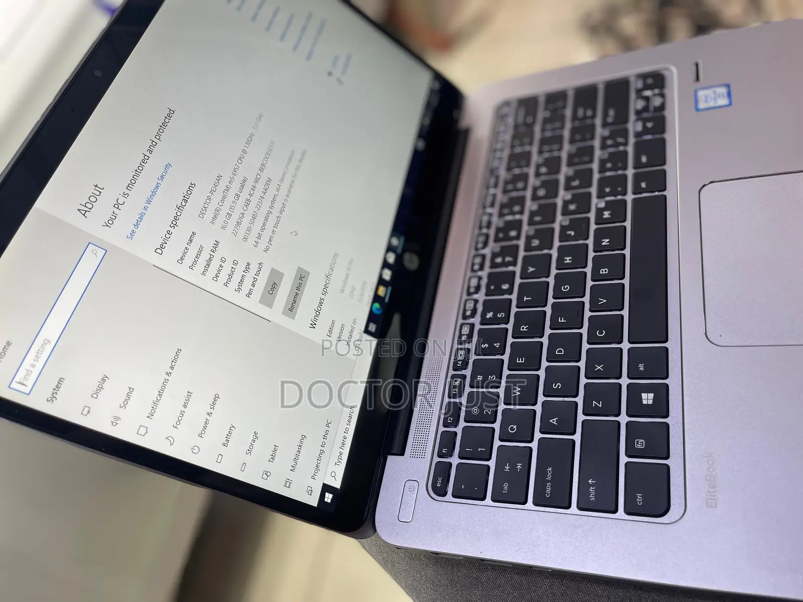 Laptop HP EliteBook 1030 G1 16GB Intel Core I5 SSD 256GB