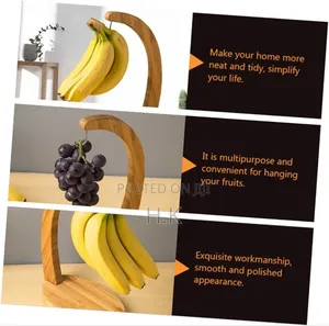 1pc Bamboo Banana Rack