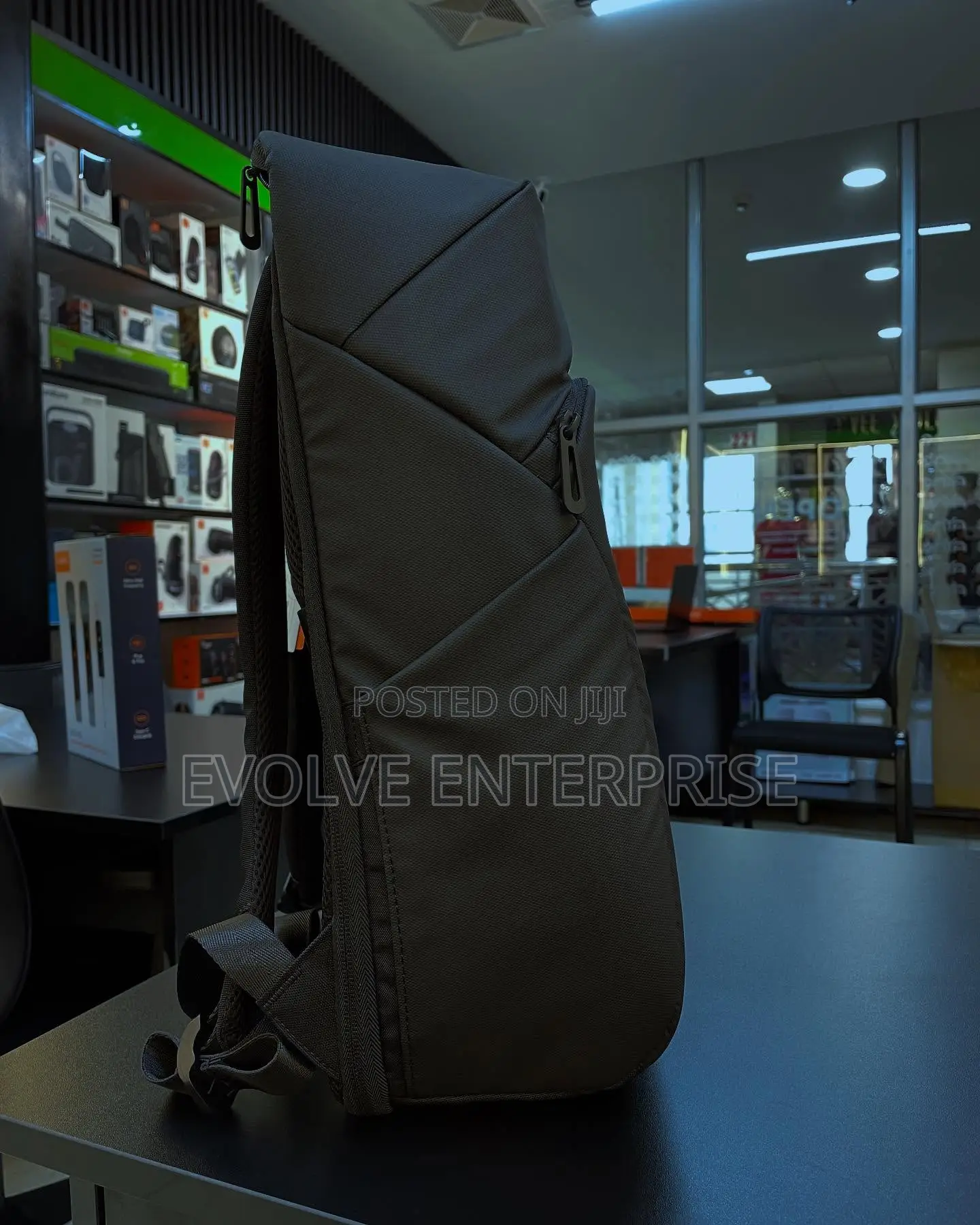 Porodo Lifestyle Water-Resistant Pu Backpack With Charging