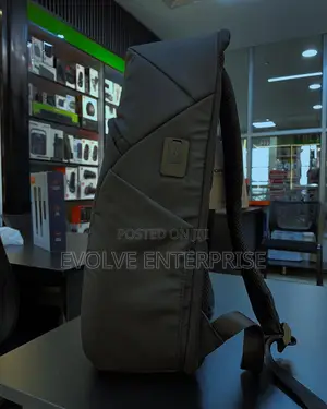 Porodo Lifestyle Water-Resistant Pu Backpack With Charging